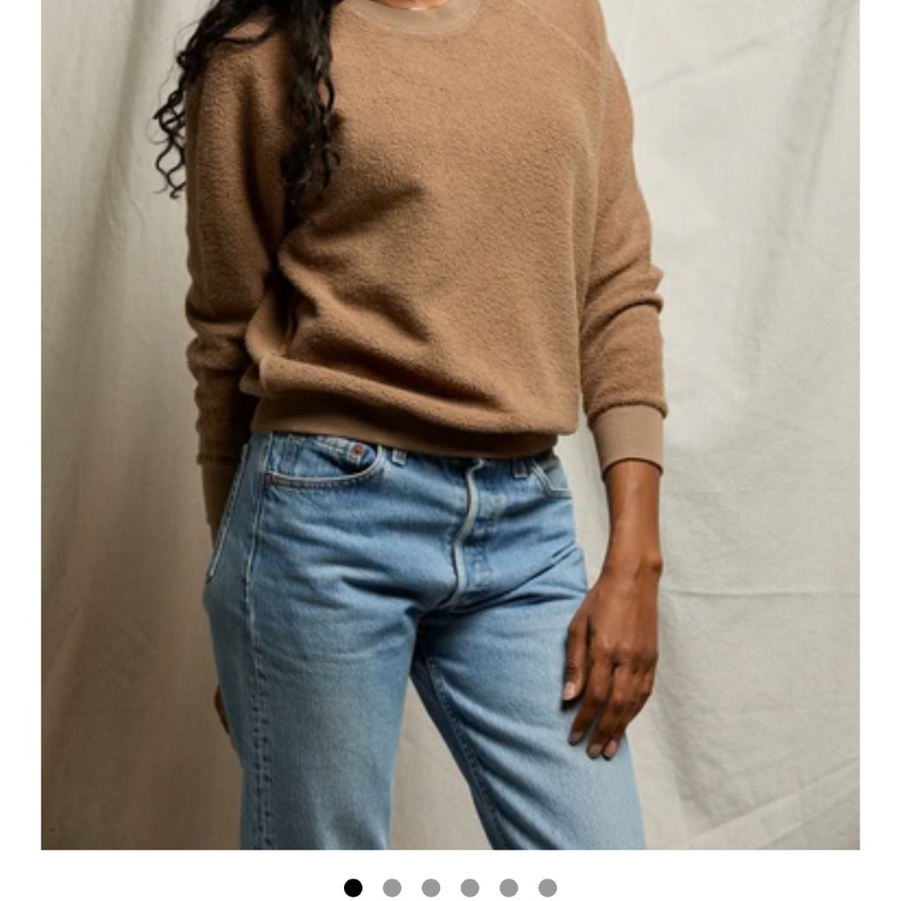 perfectwhitetee Women's tan/beige ziggy sweatshirt